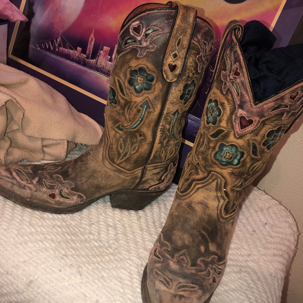 Dan Post Women's Vintage Blue Arrow